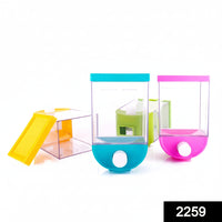 2259 Wall Mounted Cornflakescerealpulsesbeansoatmealcandynamkeendry Food Storage Boxtank - 1100 Ml (Assorted Color)